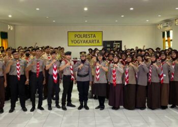 87 Peserta Ikuti Orientasi Dasar Saka Bhayangkara Kota Yogyakarta Tahun 2023