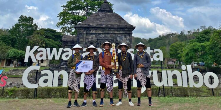DKC Sleman Optimalkan Jelajah Wisata Candi Banyunibo dan Candi Barong untuk Melatih Sangga Kerja Barata XXXVIII