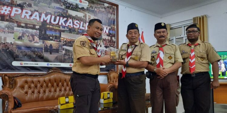 Kwarcab Sleman Terima Tim Studi Komparatif Pengelolaan Dewan Kerja dari Kwarcab Kukar