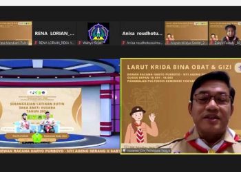 Latihan Rutin, Pramuka Poltekkes Kemenkes Yogyakarta Kenalkan Keadaan Gizi dan Penanggulangan Penyalahgunaan Narkoba