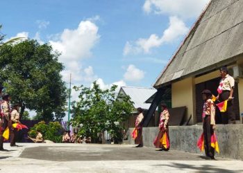 Puluhan Siaga dan Penggalang Kwarcab Bantul Ikuti Tahapan Penilaian Pramuka Garuda