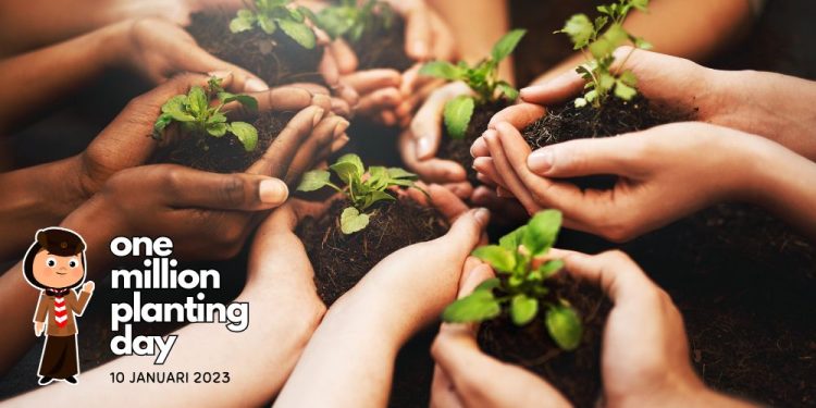 10 Januari adalah One Million Tree Planting Day, Yuk Menanam Pohon !