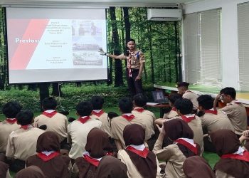 Hadirkan Satuan Karya Kota Yogyakarta, Pramuka MAN 1 Yogyakarta Mengadakan Latihan Rutin Pengenalan Saka