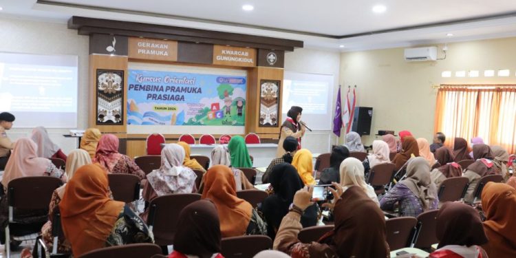 Kwarcab Gunungkidul Gelar Kursus Orientasi Pembina Prasiaga