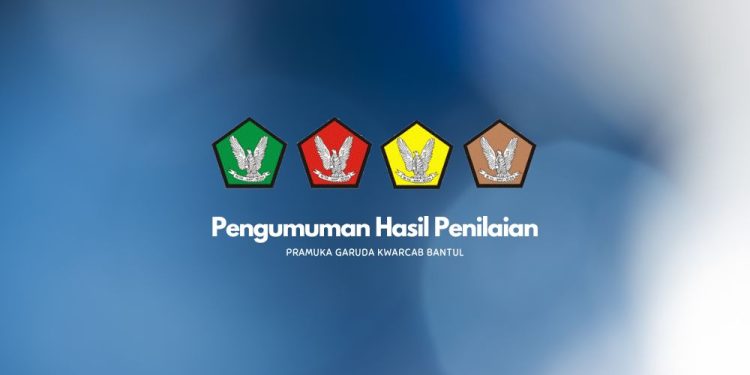 Kwarcab Bantul Umumkan Hasil Penilaian Pramuka Garuda Tahun 2024, Ini Detailnya