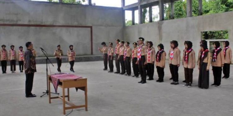 Hari Tunas Gerakan Pramuka, SMAN 1 Mlati Selenggarakan Gladi Tangguh