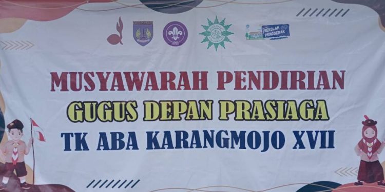 TK ABA Karangmojo XVII Gelar Musyawarah Pendirian Gugusdepan