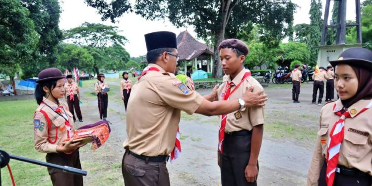 Pramuka SMPN 1 Patuk Gelar Kemah Bakti di Kompleks Candi Prambanan