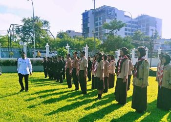 Pramuka Peduli Kwarcab Kota Yogyakarta Ikuti Apel Gelar Pasukan Operasi Ketupat Progo 2024