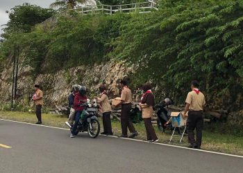 Gudep Kewilayahan Girisekar Gelar Aksi Peduli, Bagikan Ratusan Takjil