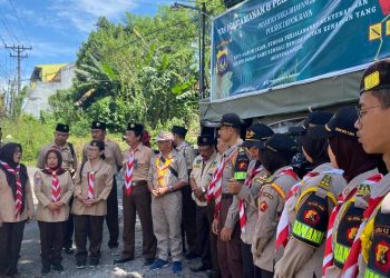 Monitoring Aksi Karya Bakti Lebaran 2024, Kwarda DIY Kunjungi Posko Bersama Depok Raya