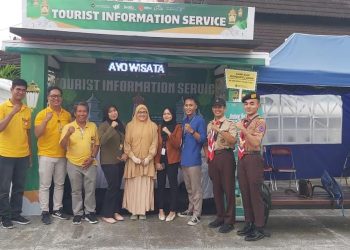Karya Bakti Lebaran 2024, Saka Pariwisata Kota Yogyakarta Aktif di Posko Tourist Information Service