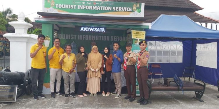 Karya Bakti Lebaran 2024, Saka Pariwisata Kota Yogyakarta Aktif di Posko Tourist Information Service