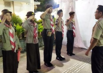 Karya Bakti Lebaran 2024, Saka Bhayangkara Kota Yogyakarta Terjunkan 7 Personil di Kawasan Titik Nol Kilometer Yogyakarta