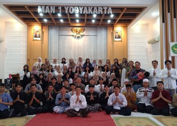 Saling Memaafkan, Pramuka MAN 1 Yogyakarta Mengadakan Halal Bihalal Keluarga Besar Baramansa