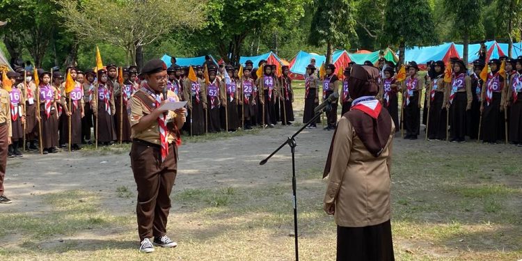 Kemah Galang SMP Negeri 8 Yogyakarta, Membangun Pramuka Tangguh, Berkarakter, dan Berjiwa Patriot