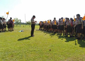 Gugusdepan Pangkalan SMP Pangudi Luhur 1 Yogyakarta Adakan Penilaian Pramuka Sistem Blok Bagi Kelas 9