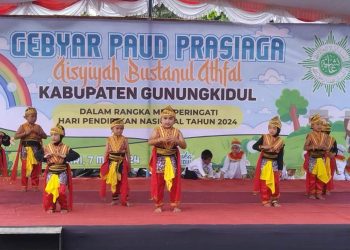 500 Peserta Meriahkan Gebyar PAUD Prasiaga TK ABA di Sanggar Bakti Pramuka Gunungkidul