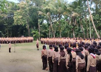 Gugusdepan Pangkalan SMP Negeri 1 Yogyakarta Menggelar LT-I Bertajuk Kemah Besar Galang Satria Siaga