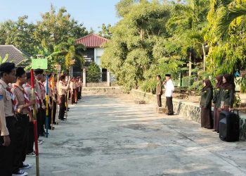 Kamabigus MTsN 4 Gunungkidul Lepas 23 Regu Penggalang Ikuti Kemah di Buper Tegalarum