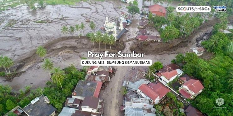 Respon Dampak Banjir Bandang di Kabupaten Tanah Datar dan Agam, Kwarda Sumbar Serukan Aksi Bumbung Kemanusiaan