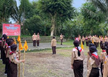 Wujudkan Penggalang Tangguh, SMPN 3 Godean Selenggarakan Perkemahan LT-I
