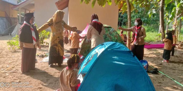 Kembangkan Karakter Positif, Gugusdepan Prasiaga TK Negeri Gedangsari Gelar Camping Day