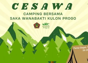 Saka Wanabakti Kulon Progo akan Menggelar Camping Bersama selama Dua Hari di Pantai Glagah