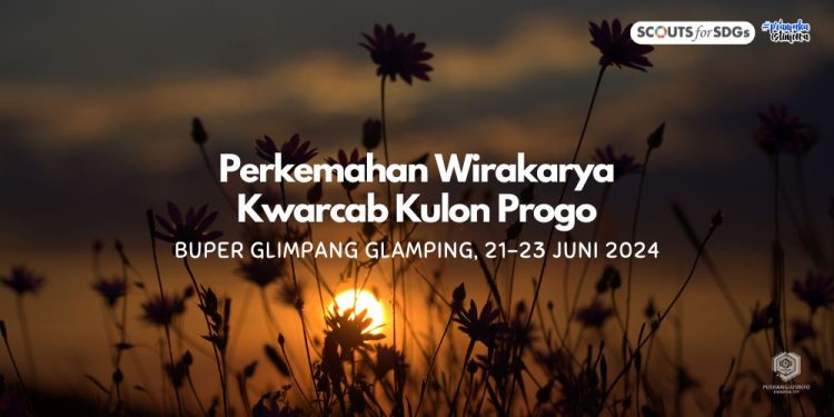 Perkemahan Wirakarya Cabang Kulon Progo akan Digelar 21-23 Juni 2024 di Buper Glimpang Glamping