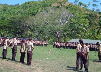 Gugusdepan Pangkalan SMK Negeri 3 Wonosari Sukses Gelar Kemah Wiratama XX