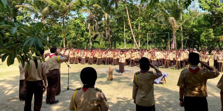 Gugusdepan Pangkalan SMK Negeri 1 Yogyakarta Sukses Gelar Perkemahan ‘Prakarya’ di Buper Memorial Camp
