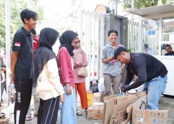 Setor Sampah Anorganik untuk Didaur Ulang, Pramuka UGM Contohkan Pengelolaan Sanggar Sadar Sampah