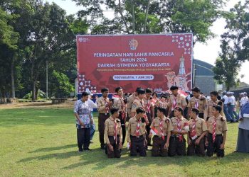 Pramuka DIY Turut Serta Menjadi Peserta Upacara Peringatan Hari Lahir Pancasila 1 Juni 2024