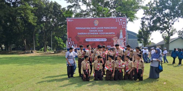 Pramuka DIY Turut Serta Menjadi Peserta Upacara Peringatan Hari Lahir Pancasila 1 Juni 2024