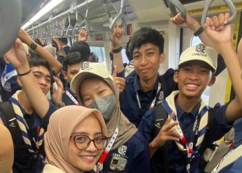 Ratusan Peserta LPK Nasional Kunjungi Gedung Kwarnas dengan Transportasi Umum