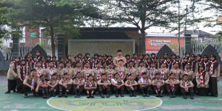 Lahirkan Generasi Unggul, Pramuka MAN 1 Yogyakarta Gelar Pelantikan Bantara 2
