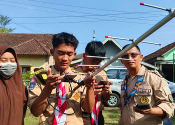 Bekerjasama dengan ORARI, Kwarcab Gunungkidul Selenggarakan Bimtek Pengenalan Komunikasi Satelit bagi Pramuka Penegak