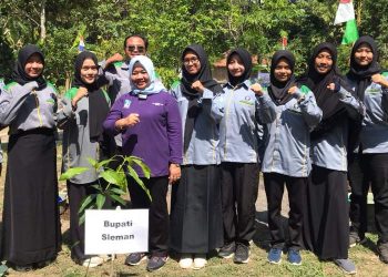 Saka Kalpataru Sleman Berpartisipasi dalam Gerakan Penanaman Pohon di Wana Desa Rajeg Tirtoadi