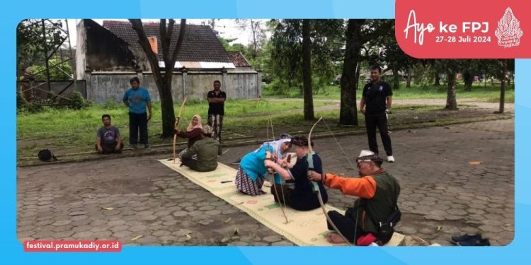 Jangan Dilewatkan Begitu Saja, Akan Ada Jemparingan dan Permainan Tradisional di Festival Pramuka Jogja 2024