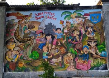 Inilah Penampakan Karya yang Menjadi Juara Mural di Festival Pramuka Jogja 2024