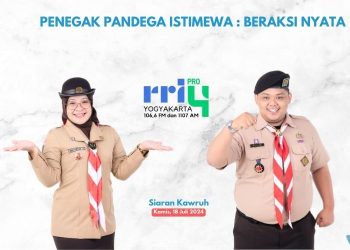 Siaran Kawruh RRI Pro 4 Yogyakarta, Kak Puguh dan Kak Nasha Sampaikan Informasi Terkait Raimuna DIY 2024