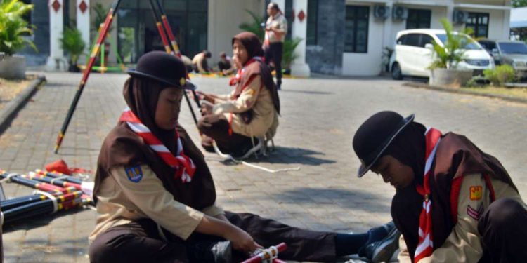 Lomba Krearivitas Pioneering Semarakkan Kegiatan Festival Pramuka Jogja 2024 di Buper Babarsari