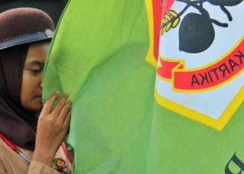 Melalui Persami, Saka Wira Kartika Gunungkidul Melaksanakan Pengukuhan Anggota Baru