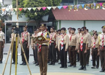 Pramuka MAN 3 Sleman Resmi Memulai Pramayoga Competition #1, Peserta Siap Berkompetisi dengan Sehat