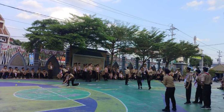 Lestarikan Budaya, Pramuka MAN 1 Yogyakarta Adakan Lomba Permainan Tradisional dalam PRAGA XXXIX