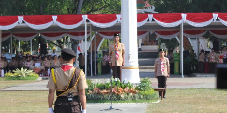 Apel Besar Hari Pramuka ke-63 Kwarda DIY, Kak Sultan HB X Ajak Perkuat Tekad dalam Mengabdi bagi Bangsa dan Negara