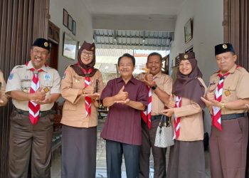 Rekatkan Persaudaraan Bakti, Kwarcab Gunungkidul Anjangsana ke Kak Kasiyo