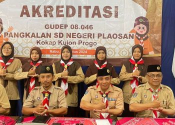 Kwarcab Kulon Progo Gelar Visitasi Akreditasi Gugusdepan di SD Negeri Plaosan