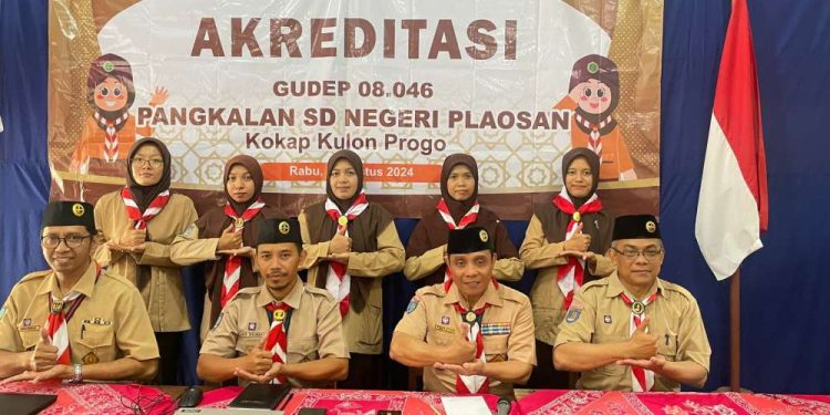 Kwarcab Kulon Progo Gelar Visitasi Akreditasi Gugusdepan di SD Negeri Plaosan
