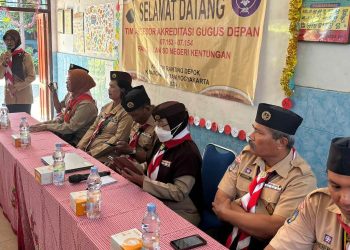 Tim Asesor Kwarcab Sleman Selenggarakan Visitasi Akreditasi Gugusdepan di SDN Kentungan